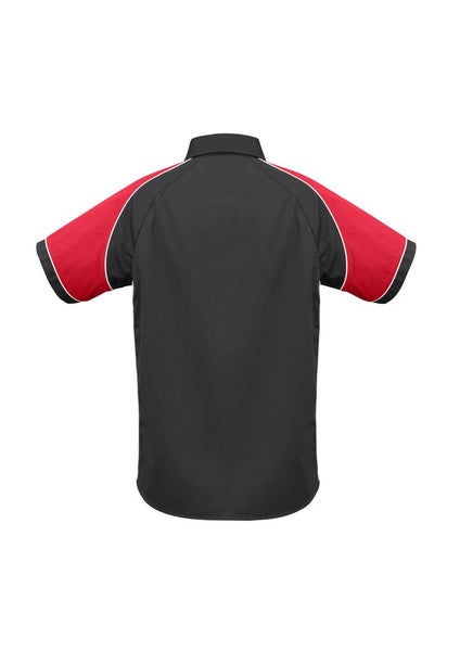 Mens Nitro Shirt - Black/Red/White - Size M - Biz Collection Carousel 2
