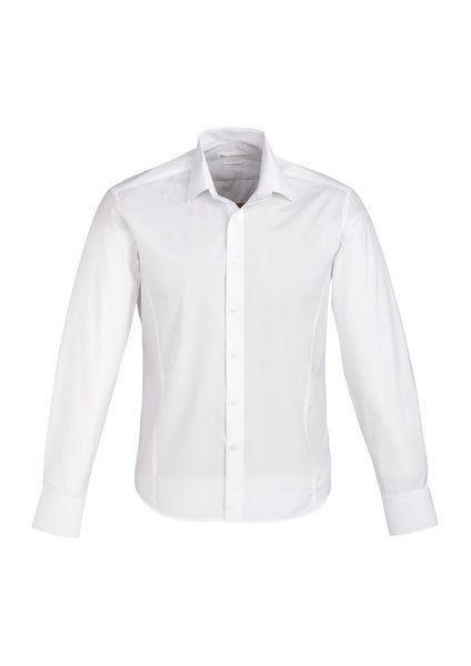 Mens Berlin Long Sleeve Shirt - White - Size 3XL - Biz Collection Carousel 1