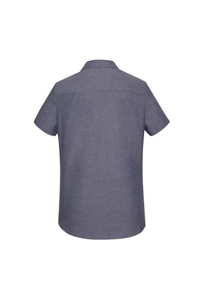 Charlie Womens Short Sleeve Shirt - Navy Chambray - Size 26 - Biz Collection Carousel 2