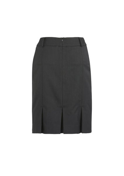 Cool Stretch Womens Multi-Pleat Skirt - Charcoal - Size 8 - Biz Collection Carousel 2