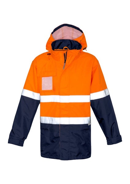 Mens Ultralite Waterproof Jacket - Orange/Navy - Size 3XL - Biz Collection Carousel 1