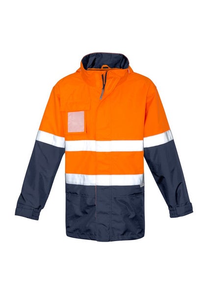 Mens Ultralite Waterproof Jacket - Orange/Navy - Size 3XL - Biz Collection Carousel 2