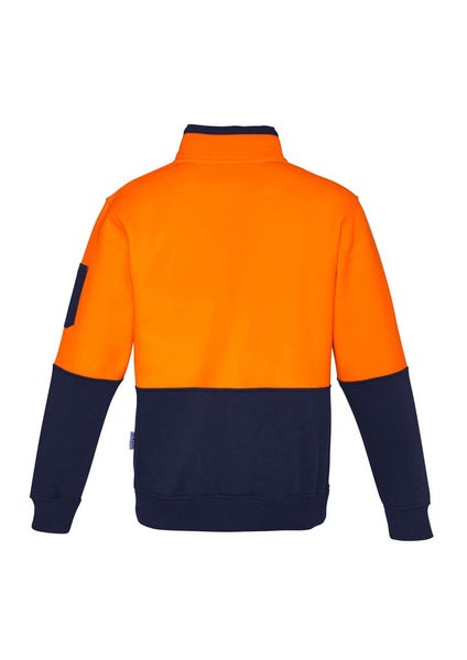 Unisex Hi Vis Half Zip Pullover - Orange/Navy - Size 2XL - Biz Collection Carousel 2