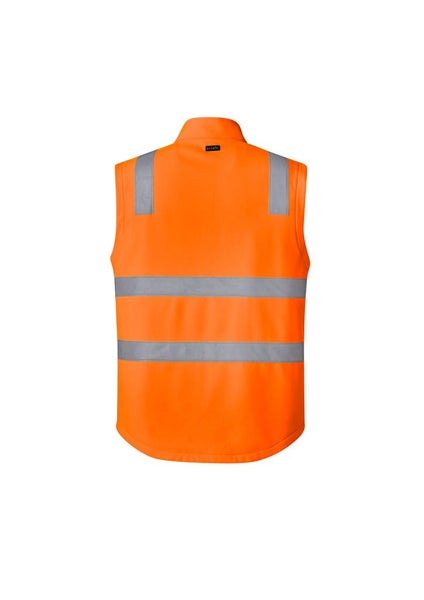 Unisex Hi Vis Softshell Vest - Orange/Navy - Size XS - Biz Collection Carousel 2
