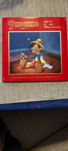 PINOCCHIO PhoneCard Set.. WALT DISNEY Carousel 1