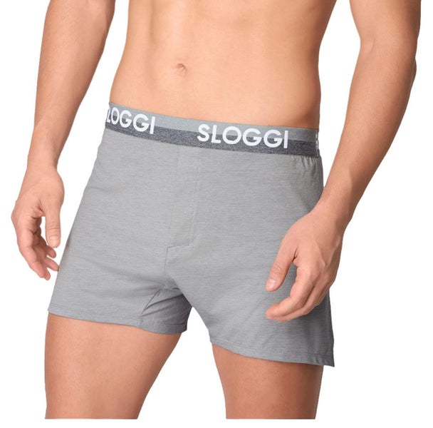 Sloggi Men The Slim Fit Boxer Brief Light Grey Melange (M032) CS Carousel 1
