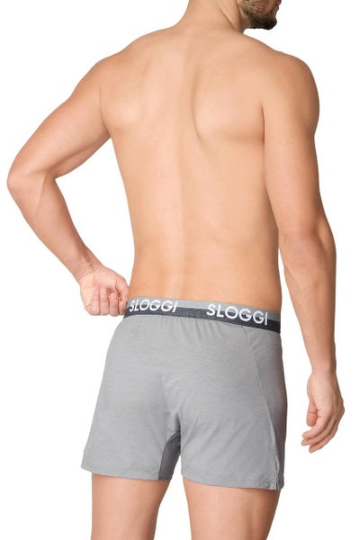 Sloggi Men The Slim Fit Boxer Brief Light Grey Melange (M032) CS Carousel 2