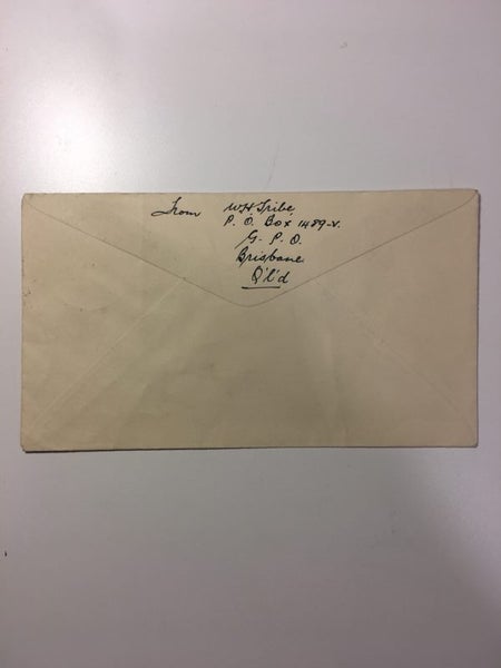 1953 First Day Cover 1d purple Royal Blue arms Carousel 2