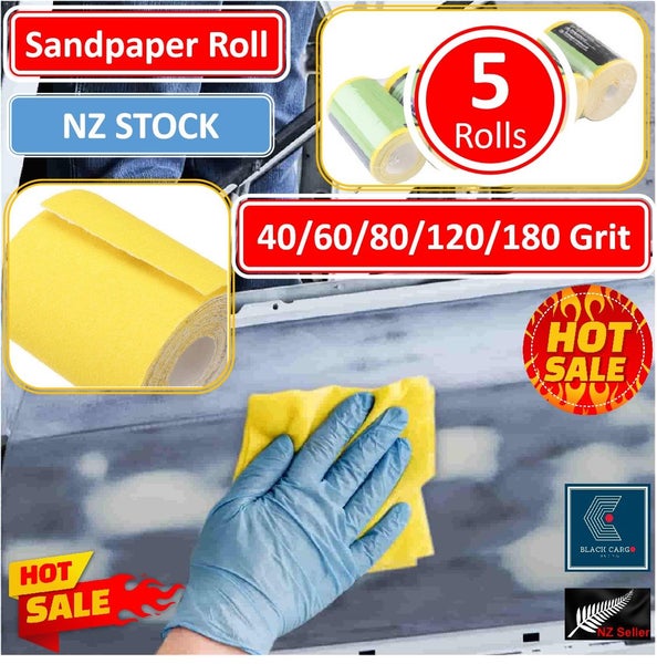 Brand New 5 Sandpaper rolls Woodworking Grinder Polisher *Sale NOW* Carousel 1