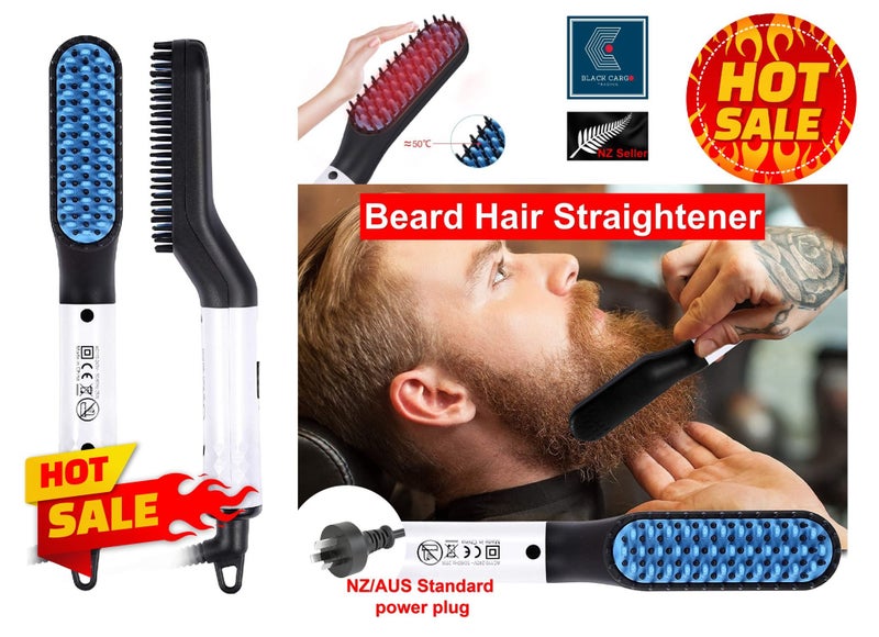 Electric Men Beard Straightener Brush Hair Brush *Local Buy* Carousel 1