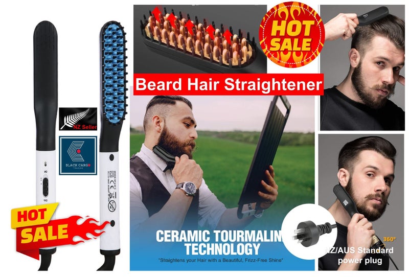 Electric Portable Men Beard Straightener *Local Buy* Carousel 1