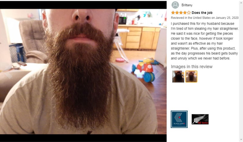 Electric Portable Men Beard Straightener *Local Buy* Carousel 2