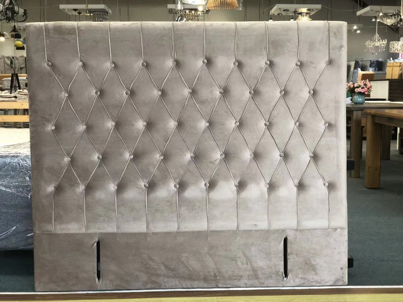 Chicago King Headboard French Style Beige Velvet $359 Carousel 2