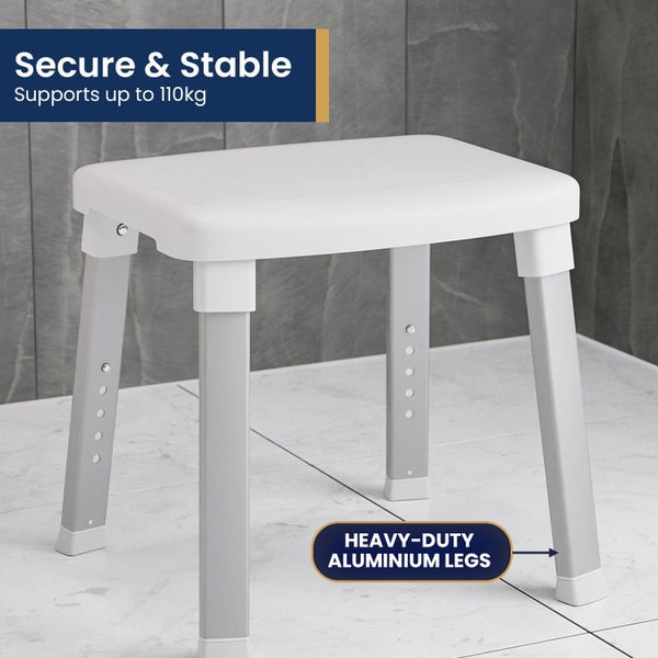 Evekare Deluxe Height-Adjustable Bathroom Stool Carousel 8