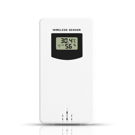 Weather Clock Station Wireless Sensor Outdoor Temperature Humidity Carousel 1