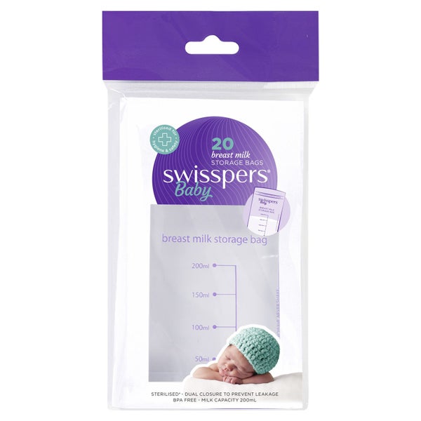 Swisspers Breast Milk Storage Bags 20 pack Carousel 1