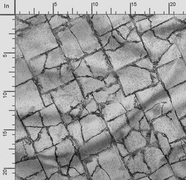 Soimoi Texture Print, Poly Taffeta Fabric Decor Sewing Fabric By The Yard- 56 Carousel 2