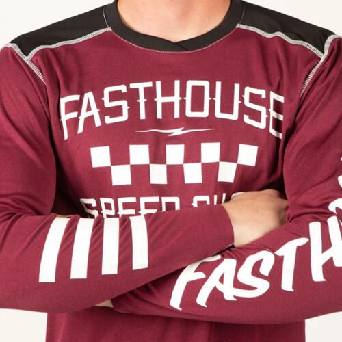 FASTHOUSE 2022 ALLOY ROAM LONG SLEEVE JERSEY HEATHER MAROON Carousel 2
