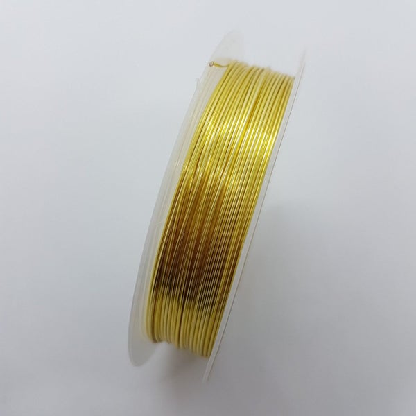 5M Copper Wire Gold Colour 22g Carousel 1
