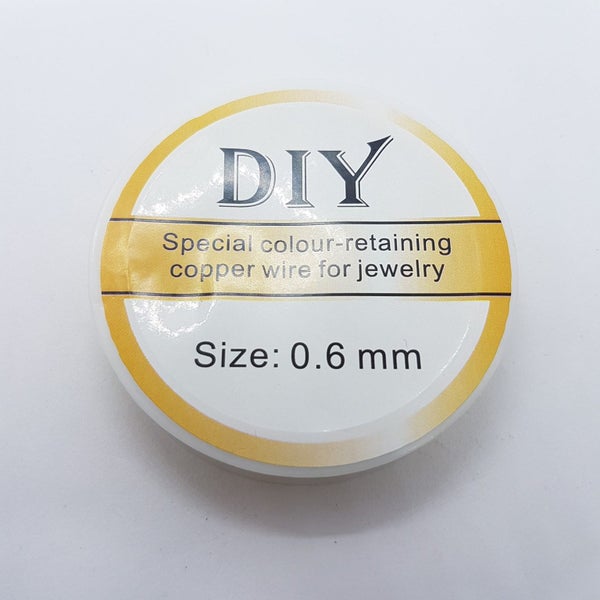 5M Copper Wire Gold Colour 22g Carousel 2