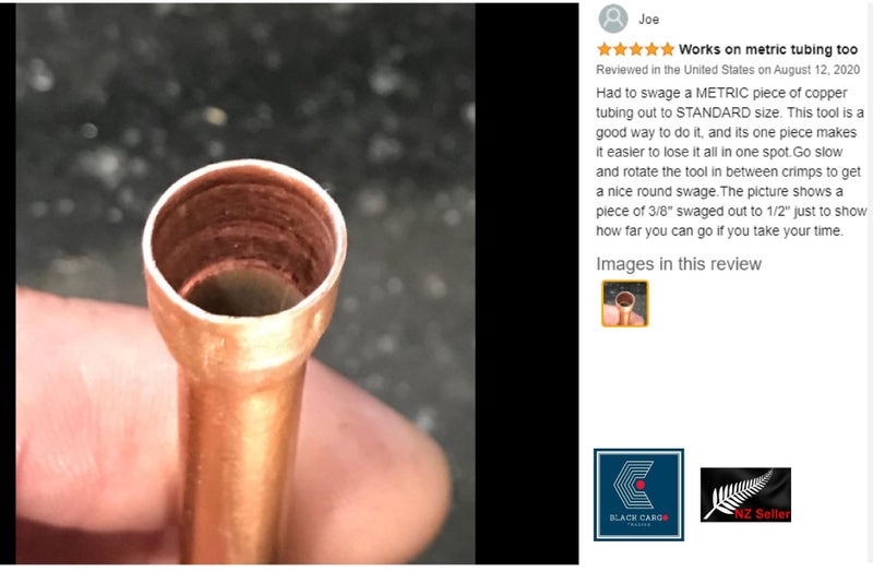 Brand New Copper Pipe Expander Swaging Tool 7' Bits *Clearance* Carousel 2