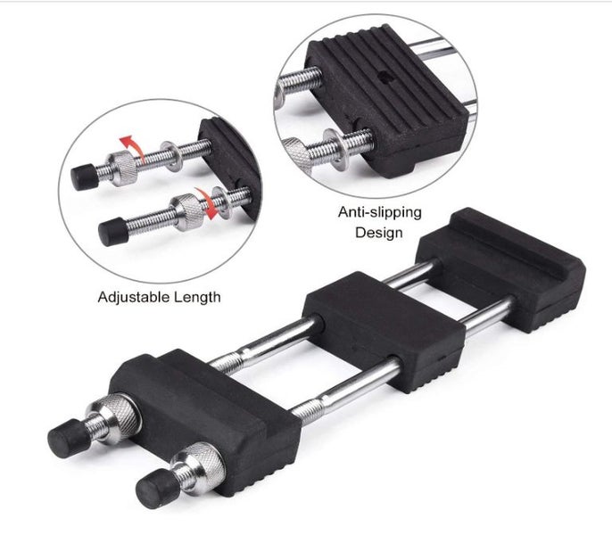 Double-Sided Diamond Stone Sharpener Kit 400/1000 Grit With Universal Holder Carousel 4