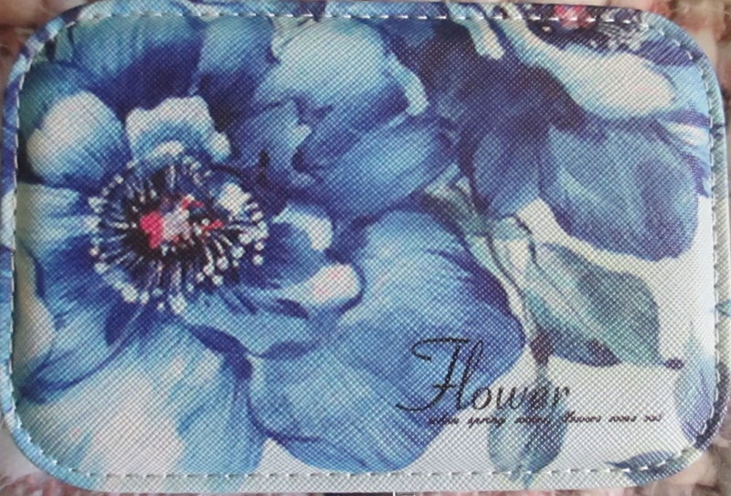 Small Jewellery box - blue flowers - 15 x 10 x 5 cm Carousel 2