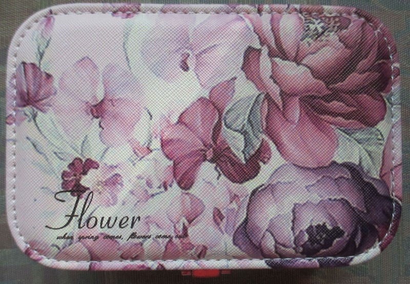 Small Jewellery box - Pink flowers - 15 x 10 x 5 cm Carousel 1