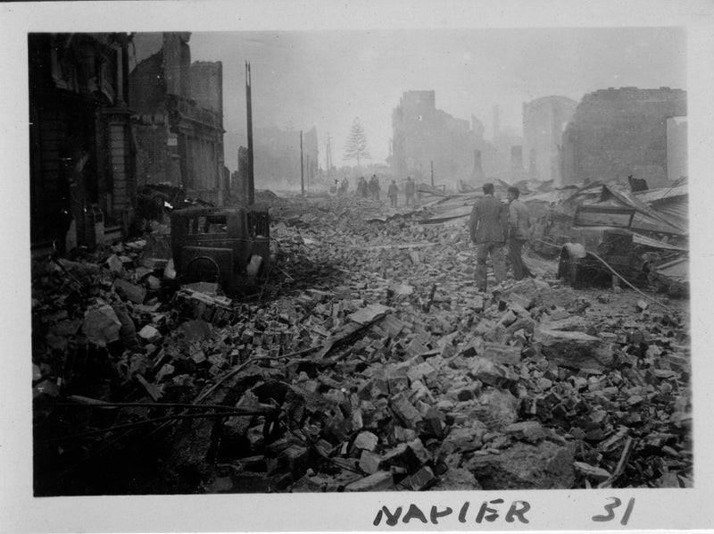 PHOTOS SIX FROM ORIGINALS OF NAPIER EARTH QUAKE 1931 Carousel 2