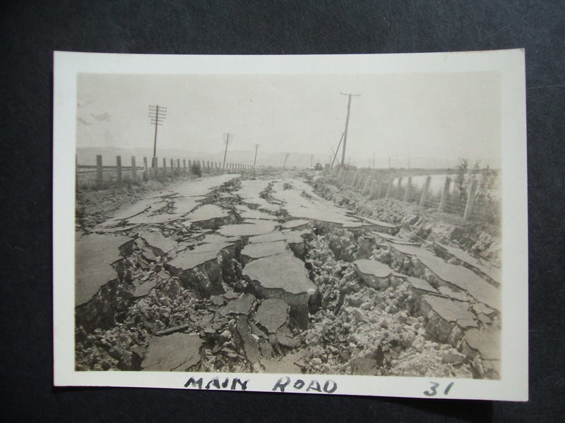 PHOTOS SIX FROM ORIGINALS OF NAPIER EARTH QUAKE 1931 Carousel 6