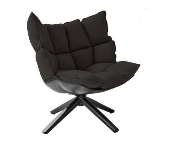 3D HUSK ARMCHAIR-BLACK Carousel 1