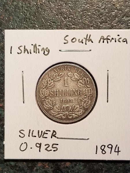 SOUTH AFRICA - 1s - SILVER - 1894 Carousel 1