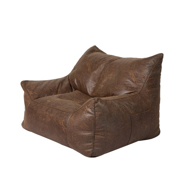 Marlow Bean Bag Chair Cover PU Indoor Home Game Lounger Seat Lazy Sofa Large Carousel 1