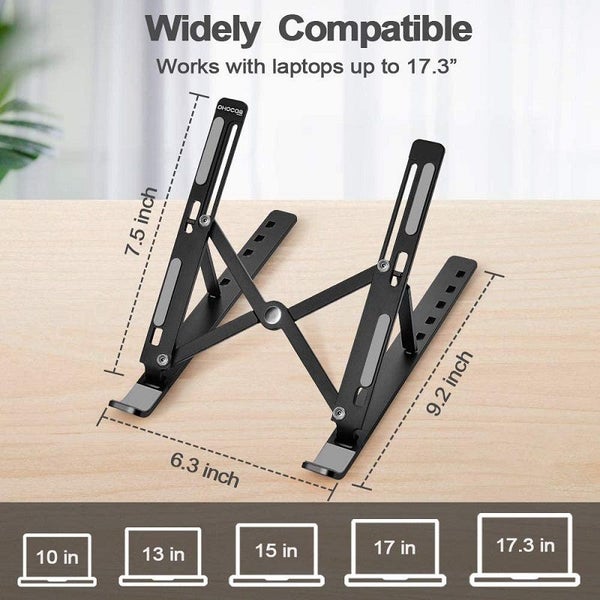 Foldable Aluminum alloy Laptop Stand Adjustable Notebook Holder Tablet Stand Carousel 2