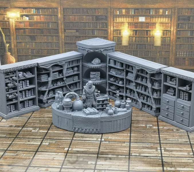 Townsfolke Scatter Alchemists Magic Shop Dungeons and Dragons dice4dungeons Carousel 1