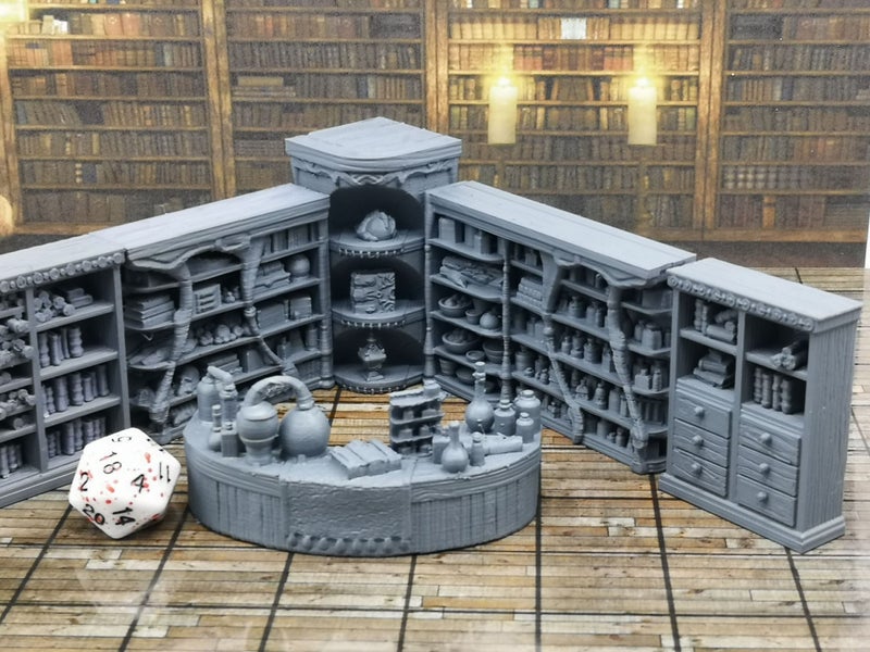 Townsfolke Scatter Alchemists Magic Shop Dungeons and Dragons dice4dungeons Carousel 2