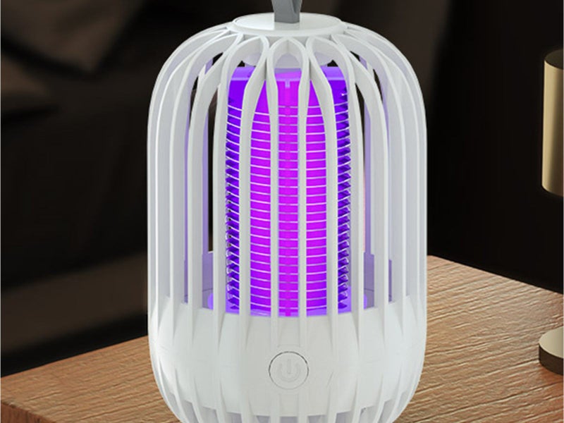 USB Electric Mosquito Killer Lamp Mosquito Zapper Trap White Carousel 2