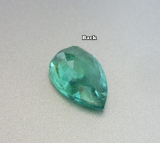 1.41CT GLOWING EXCELLENT PEAR 100% NATURAL GREEN COLUMBIAN EMERALD Carousel 2