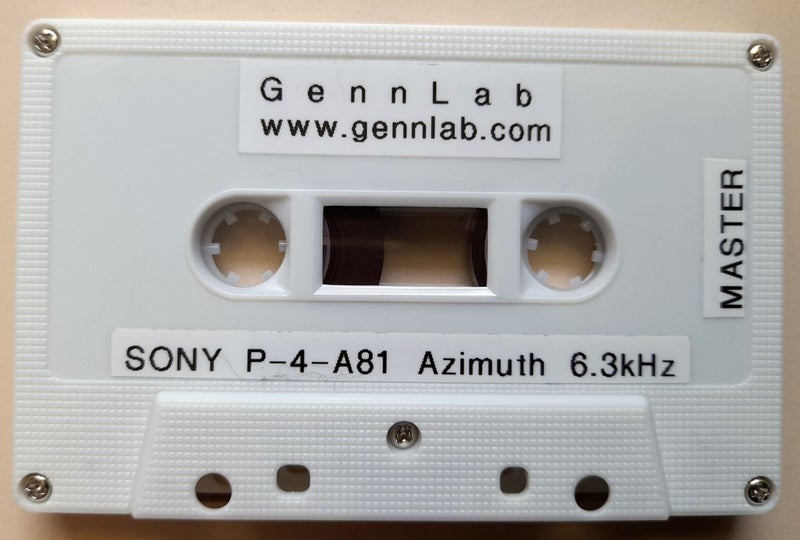 Calibration Cassette GLTTC / TEAC MTT-113N. 6.3 kHz Azimuth -10 dB Carousel 1