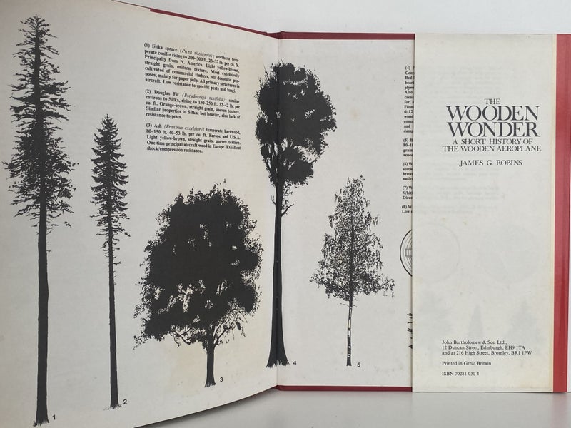 THE WOODEN WONDER: A short history of the wooden aeroplane by James Robin 1975 Carousel 8