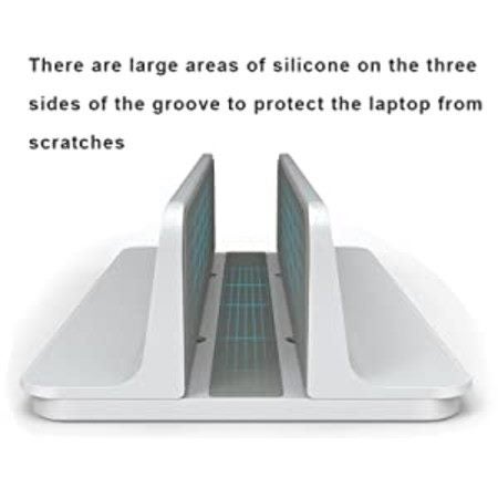 Vertical Laptop Stand Cradle Holder Desk Dock Computer Accessories Carousel 5