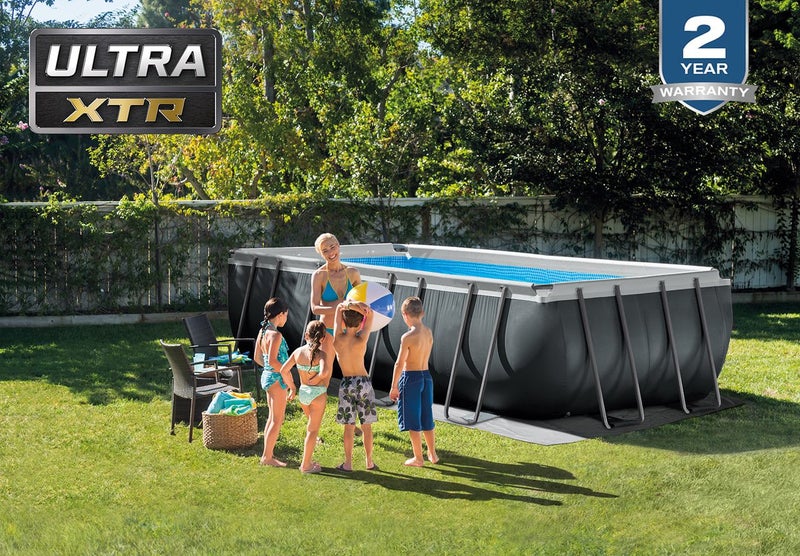 Intex 18ft x 9ft x 52inch Rectangular Ultra XTR Pool Carousel 1