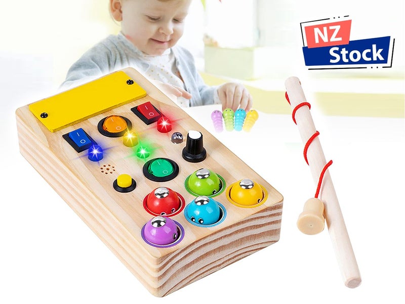 PTN New Wooden Busy Board Fishing Game Set Sale Sale Sale Carousel 1