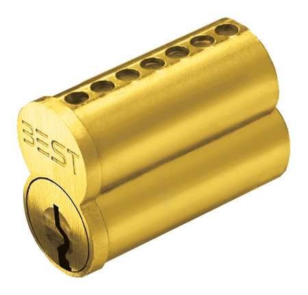 BEST Interchangeable Core, 7 Pins, Solid Brass Carousel 1