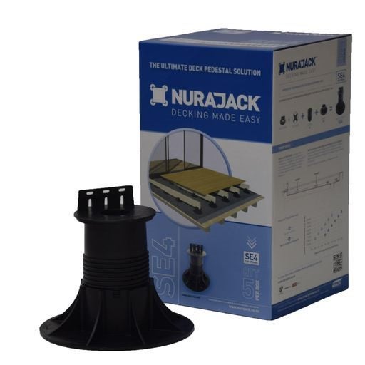 Nurajack SE04 Deck Pedestal with Joist Head x5 Box Set Carousel 1