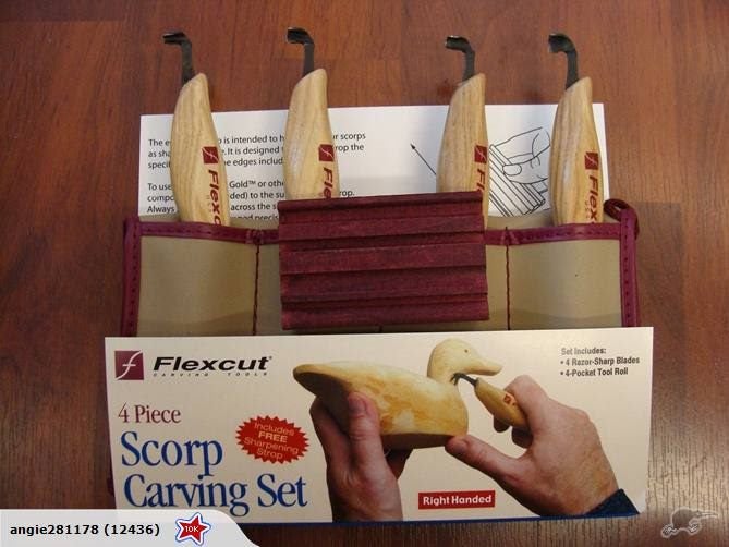 Flexcut KN150 Right-Handed Scorp Set New Carousel 1
