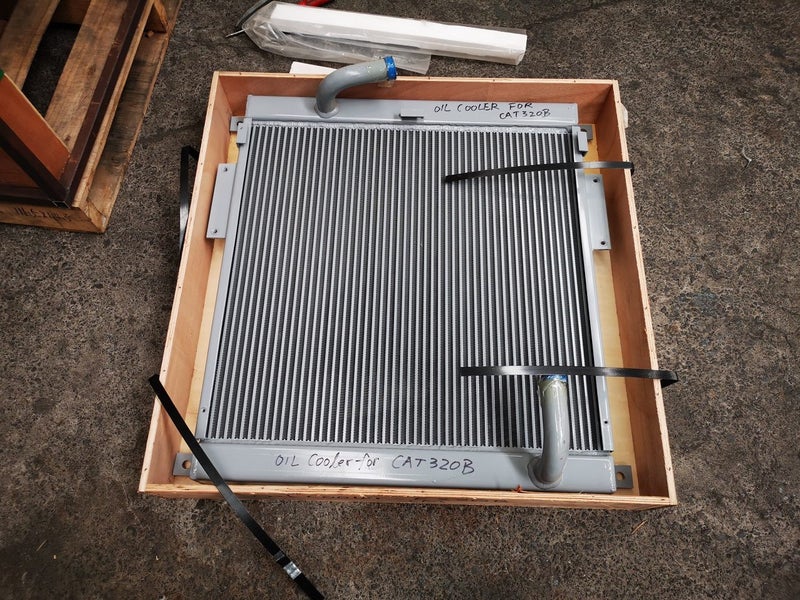 Hydraulic oil cooler for CAT 320B part no: 141-5721 1415721 743W*844H*85T Carousel 1