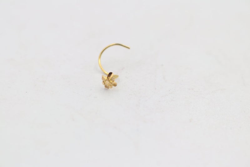 22ct Gold Nose Stud NS13 Carousel 1