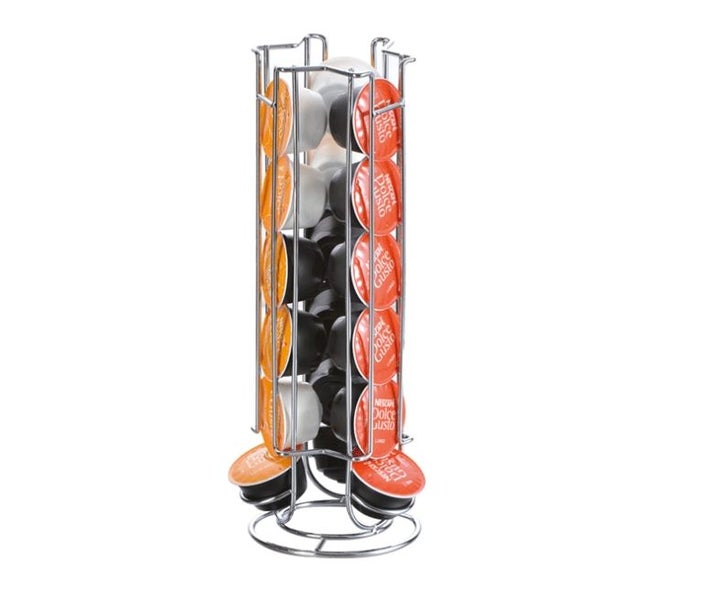 18 Coffee Capsule Pod Holder Tower Carousel 1