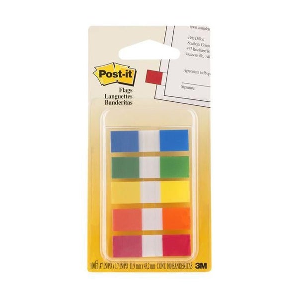 Post-it Flags 683-5CF 12x43mm Primary Pack of 5 Carousel 1